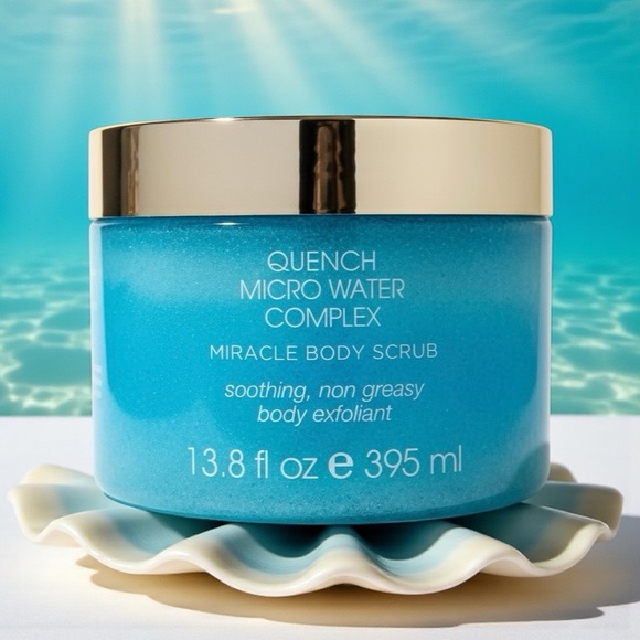 Quench Micro Water Complex Body Scrub Full Size NEW - Picture 1 of 11
